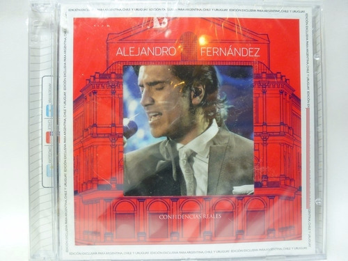 Alejandro Fernandez Confidencias Reales Audio Cd +dvd 