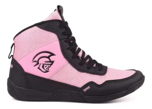 Tênis Pretorian Cano Alto Dmx V3 Preto E Rosa - Tamanho 36