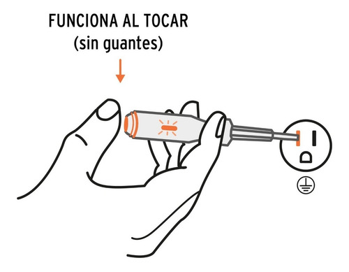 Probador De Circuitos De Corriente Alterna 14 Cm Truper