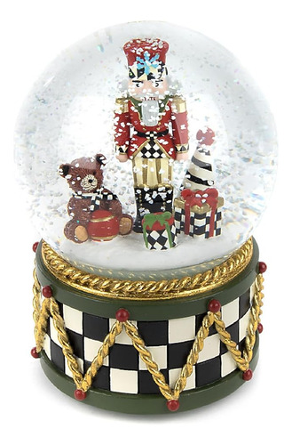 Mackenzie Childs Globo De Nieve Cascanueces Y Caja De Musica