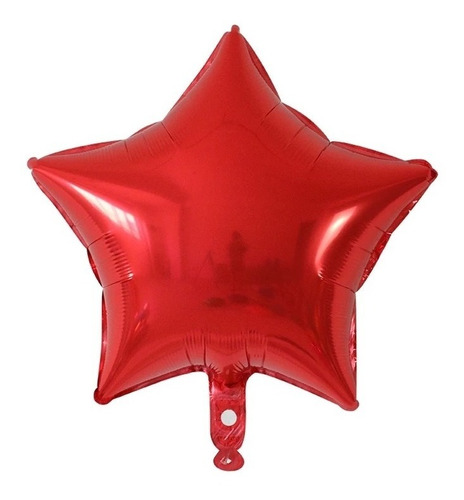 2 Globos Estrellas Rojas 