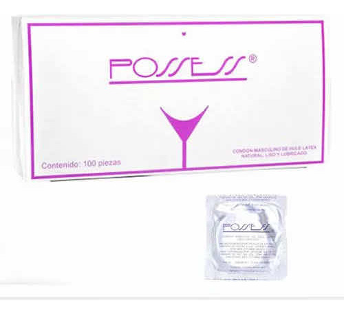 Condones Possess 100 Preservativos