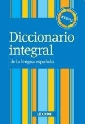 Diccionario Integral De La Lengua Española (tapa Vinili Ca)