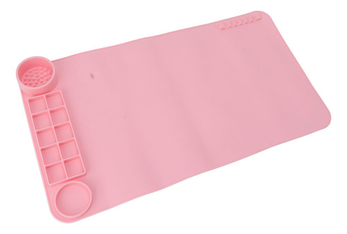 Alfombrilla De Silicona Para Manualidades, Color Rosa, 19.7