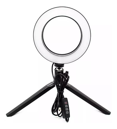 Aro De Luz Led 16cm   Maquillaje  Tripode De Mesa Oferta Ya