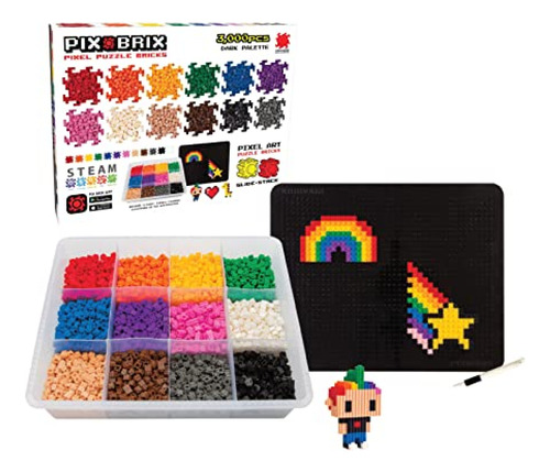 Legos  Pix Brix Pixel Art Puzzle Bricks  Contenedor De 3000