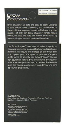 Cejas Ardell Shapers Tiras De Cera Fría, 21 Conde