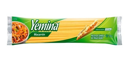 Pack De 24 Sopas Para Pasta Yemina Macarron 200 Gr