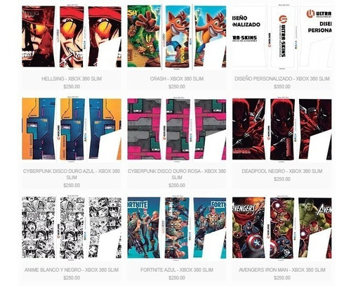 Imagen 2 de 9 de Ultraskins Xbox 360 Slim - Combos. Tu Escoges El Modelo.