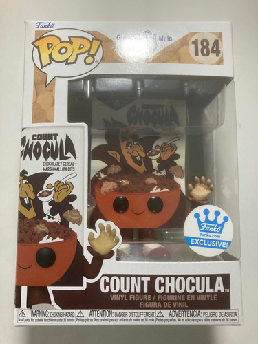 Funko Pop Count Chocula #184 Funkoshop Sticker Exclusivo