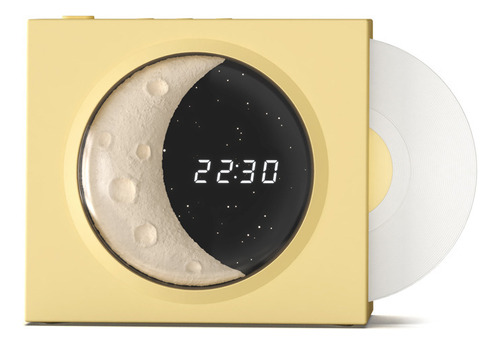 Reloj Retro Con Altavoz Bluetooth Con Reproductor De Discos