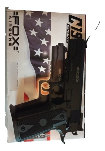Pistola Co2 Fox Colt 1911 4.5 Corredera Fija
