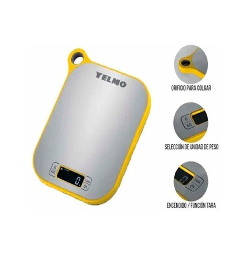 Imagen 6 de 7 de Balanza de cocina digital Yelmo BL-7001 peso máximo 3kg