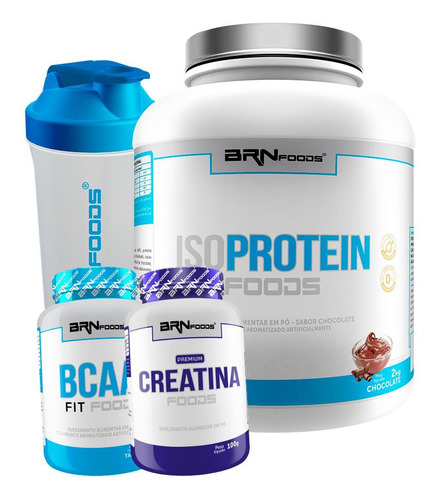 Kit Whey Protein Iso Protein Foods 2kg+ Creatina 100g