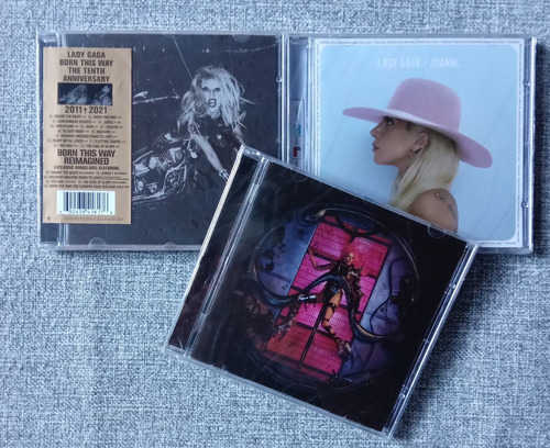 3 Cd Lady Gaga - Chromatica, Joanne Y Born This Way Nuevos