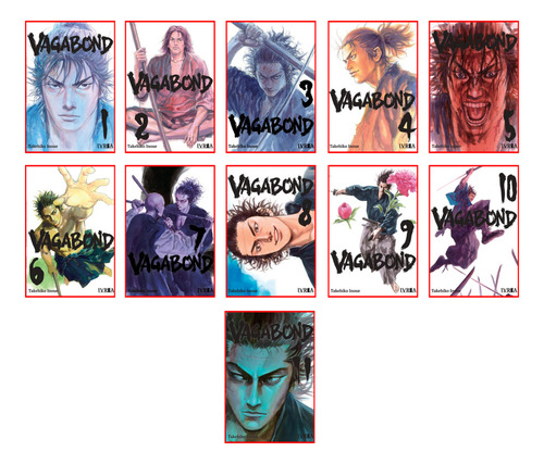 Combo Vagabond 1 A 11 - Manga - Ivrea