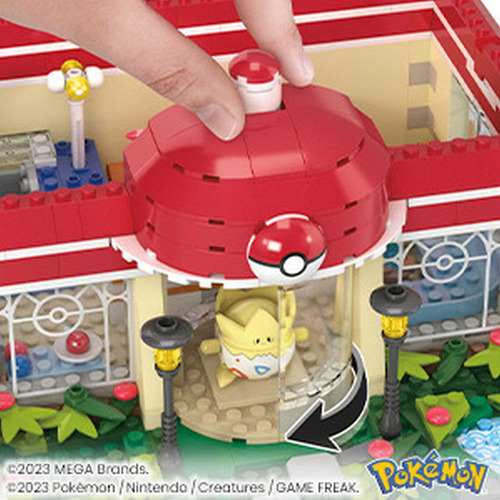 Mega Pokémon Center Pikachu Eevee Construir Bloques Original