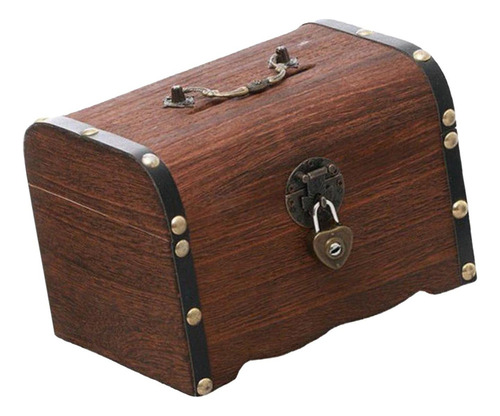 Qy Hucha Caja De Almacenamiento De Joyas Con Cerradura Caja