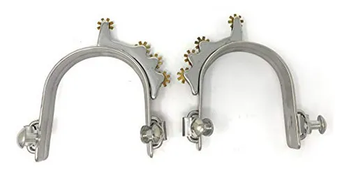 Espuelas De Hombre Con Rodajas De Latón Horizontal - Aj Tack
