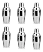 Comprar Pack 6 Coctelera O Shakers De 350ml   Color Gris