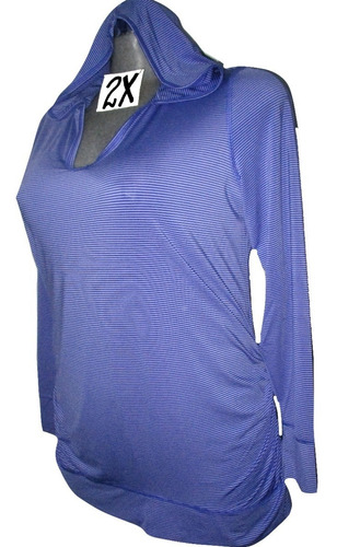 Sudadera Lila Rayas Deportiva Mujer Talla 2x (38/40) Energy