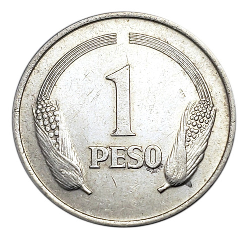 Moneda 1 Peso 1975 Colombia Pieza 1491