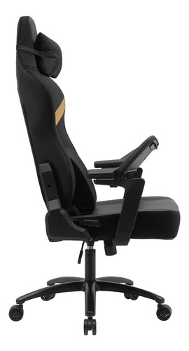 Silla Gamer Ocelot Vinipiel Reclinable Descansa Brazos 5d Negro Vinipiel