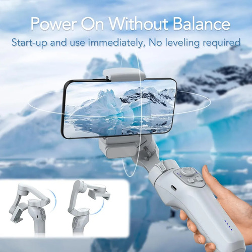 Soporte Estabilizador Celular Gimbal Tripode L7c Pro Plus Ai Gris