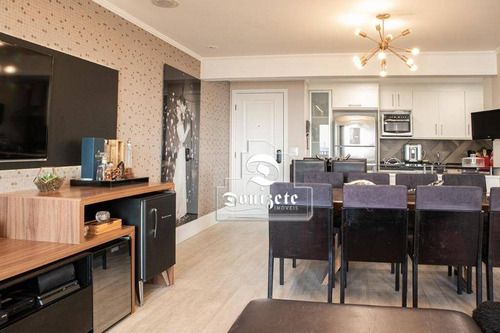 Apartamento Com 2 Dormitórios À Venda, 90 M² Por R$ 720.000,00 - Vila Pires - Santo André/sp - Ap16218