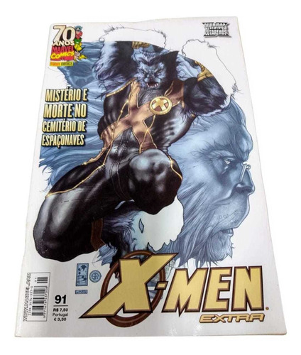 X-men N° 91 Mistério E Morte No Cem. De Esp. Capa C/ Avarias
