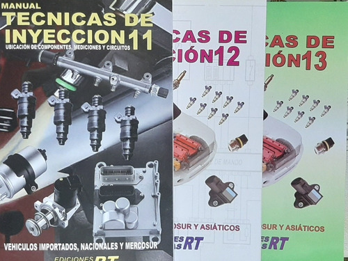 Combo Tecnicas Inyección 11,12 Y 13 3 Tomos Rt