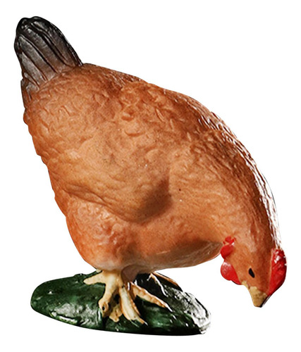 Figuritas De Pollo Simuladas, Figuritas De Animales Gallina