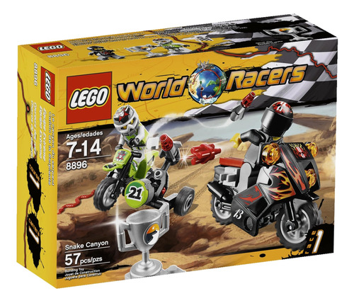 Set Juguete De Construc Lego World Racers Snake Canyon 8896