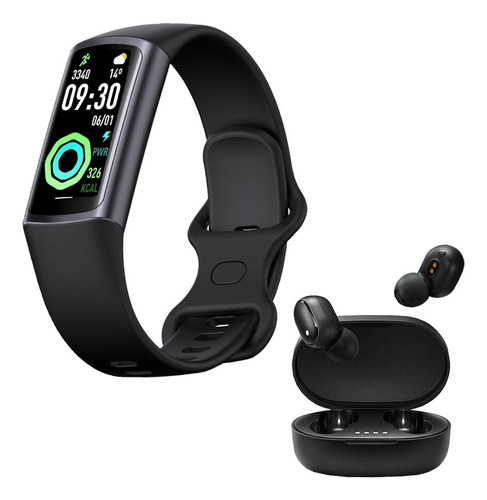 Smartwatch Reloj Inteligente Y9 + Auriculares Bluetooth A6s 