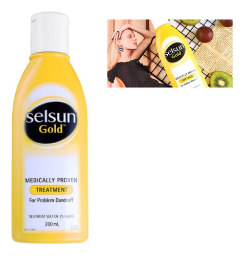 Gh Champú Selsun Par Gold Con Aminoácidos Y Sulfuro Selenio