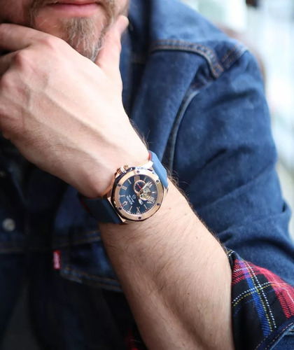 Relógio Bulova Marine Star Automático Esqueleto 98a227 + Nfe