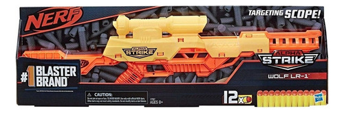 Lanzador Nerf Alpha Strike Wolf - Hasbro E7568 Con 12 Dardos