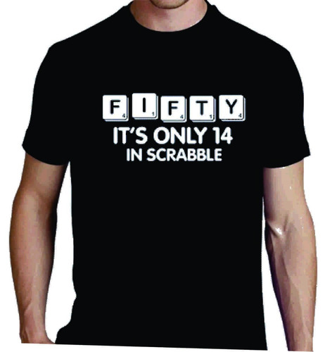 Cumpleaños Scrabble Remera Aniversario Regalo