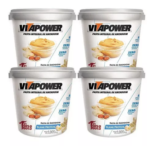 Pasta de Amendoim Integral VITAPOWER Blank Protein