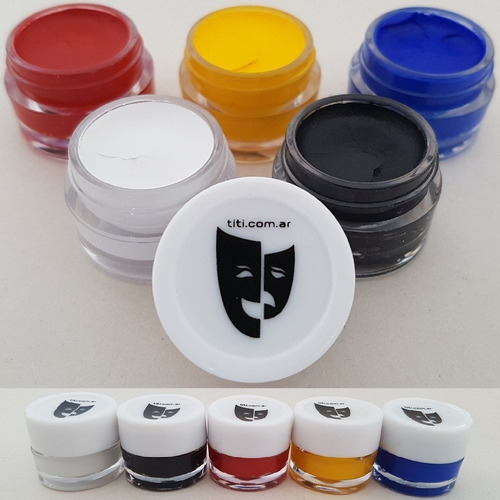 Base Cremosa Maquillaje Titi Mini Pote 5gr Blanco