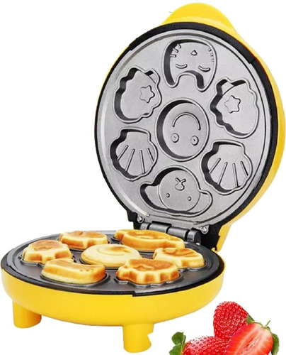 Mini Wafflera Para Niños Maquina Mini Torta Cocina