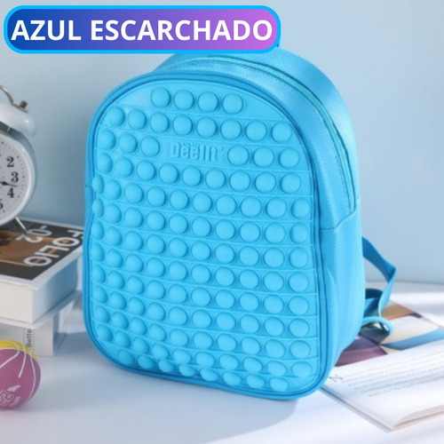 Bolso Escolar Popit Grande,mochila Escolar Push Pop It