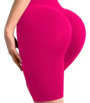 Comprar Leggins Push Up Mujer Biker Frunce Levanta Cola Super Sexy