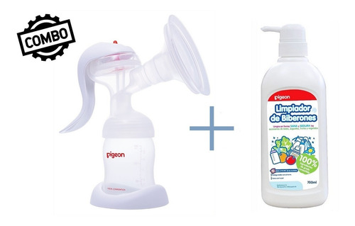 Combo Pigeon Extractor De Leche 26488+limpiador 12955