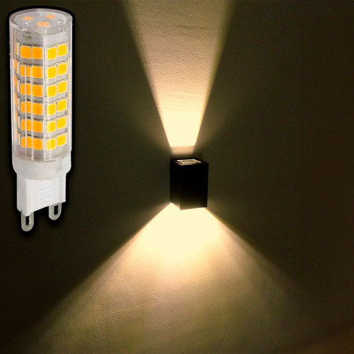 Aplique Pared Exterior 9 Efectos C/ Lampara Led 12w Pack X9u