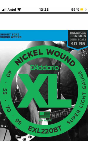 Cuerdas Bajo D,addario!!!