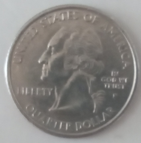 - Moeda Dos Estados Unidos 2003 - Quarter Dollar - Arkansas (Usado)