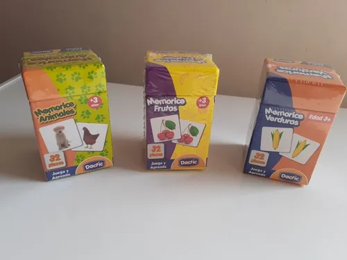 Dactic Memorice Fruta Cartón Matekid´s Dactic Memorice Fruta Cartón Matekid´s