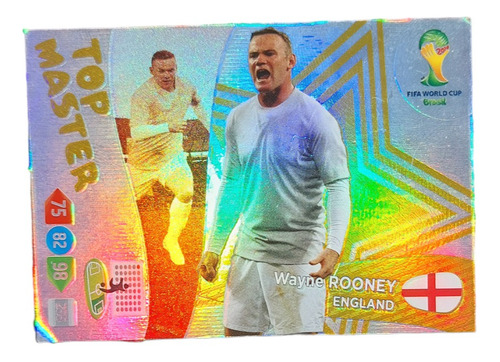 Carta Wayne Rooney - Top Master Mundial Brasil 2014 