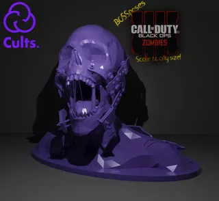 Bossposes Call Of Duty Zombie Bust- Arte Plastico